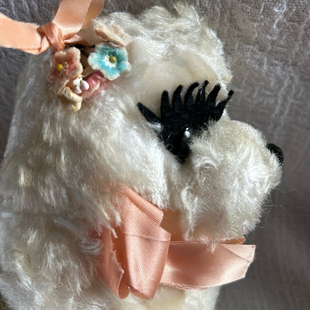 Old Antique Vintage Poodle Plush